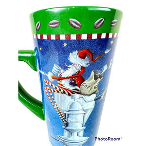 Vintage Department 56 Latte Coffee Mug Christmas Eve 20 Ounces NIB